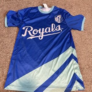 Kansas City Royals KC Current Women's Soccer Jersey SGA  Meduim Blue
